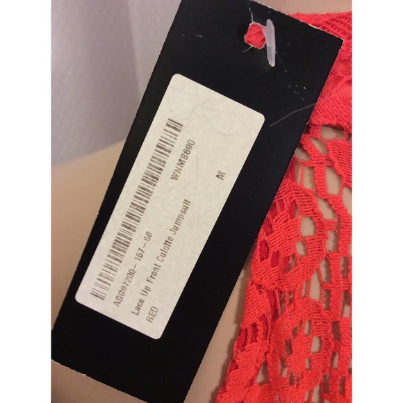 Allyson Jumper in orange lace with mid calf length in a women's size medium - Picture 5 of 11